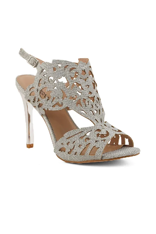 Party Wear Sandal I23661-Silver