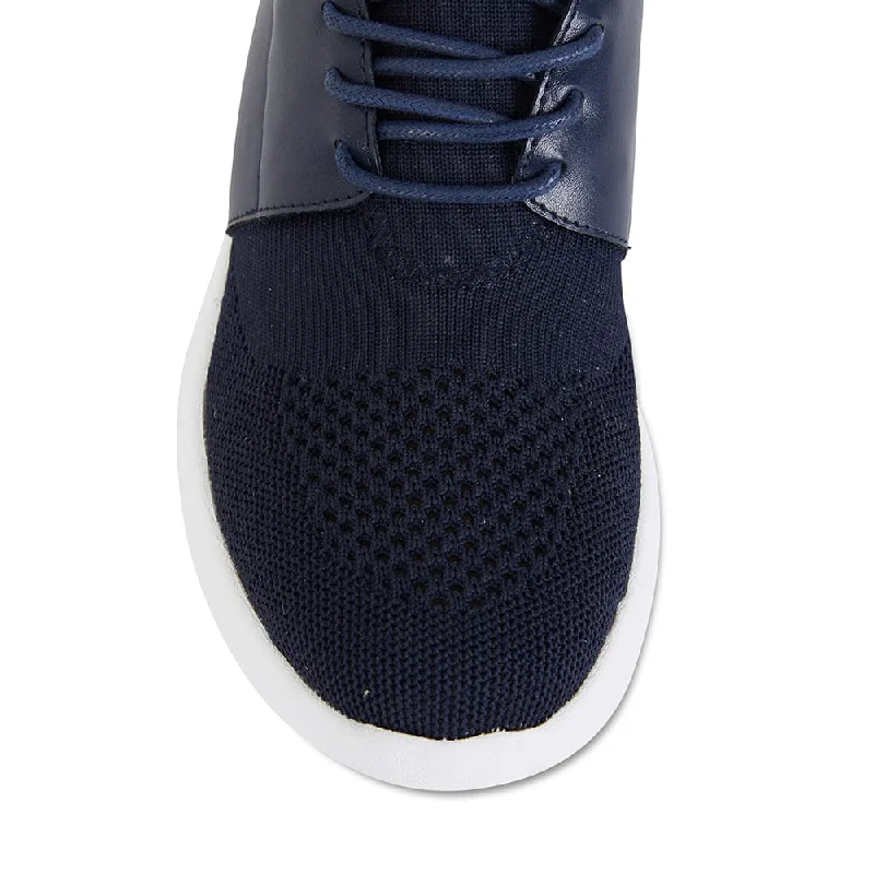 Guru Sneaker in Navy Fabric