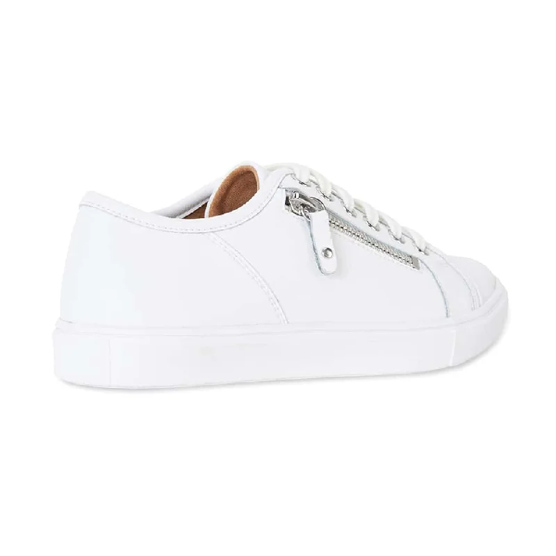 Hawk Sneaker in White Leather