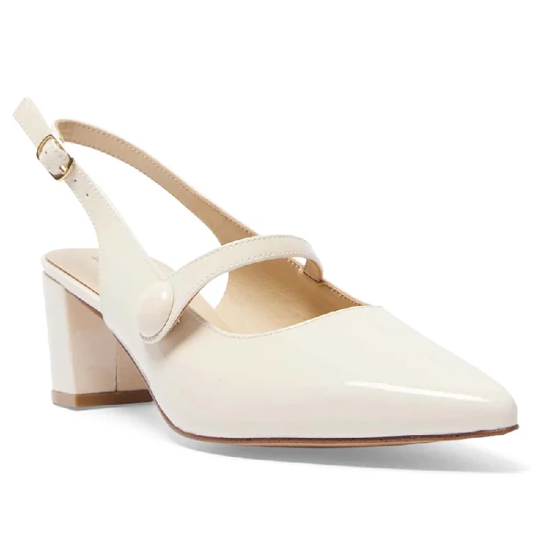 Lillian Heel in Ivory Patent