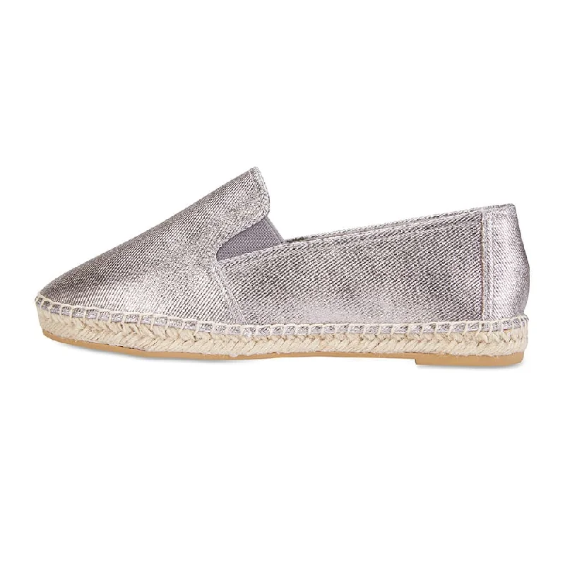 Lilly Loafer in Pewter Fabric