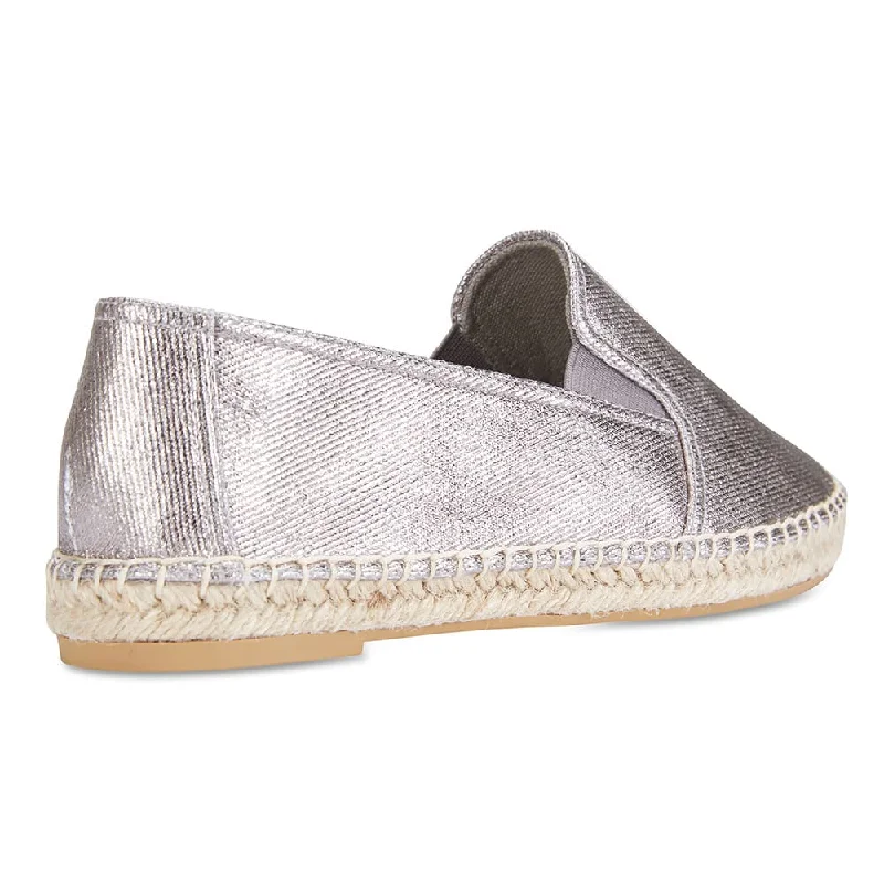 Lilly Loafer in Pewter Fabric