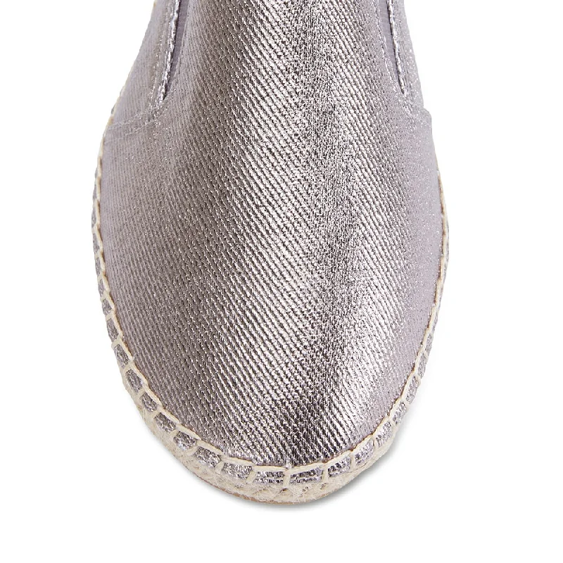 Lilly Loafer in Pewter Fabric