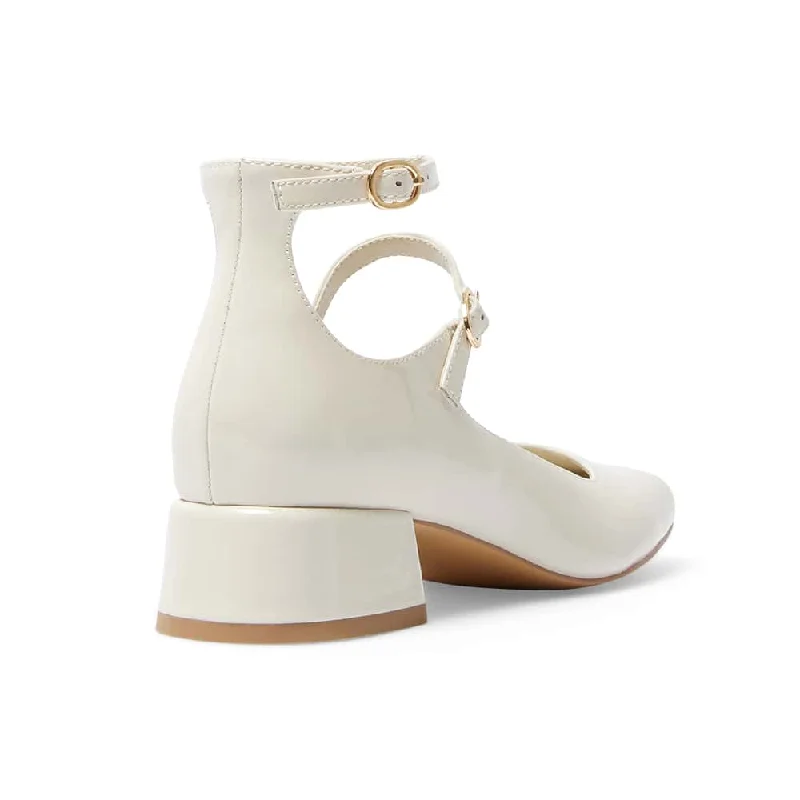 Lydia Heel in Bone Patent