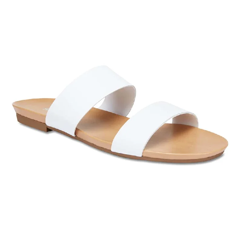 Malibu Sandal in White Leather