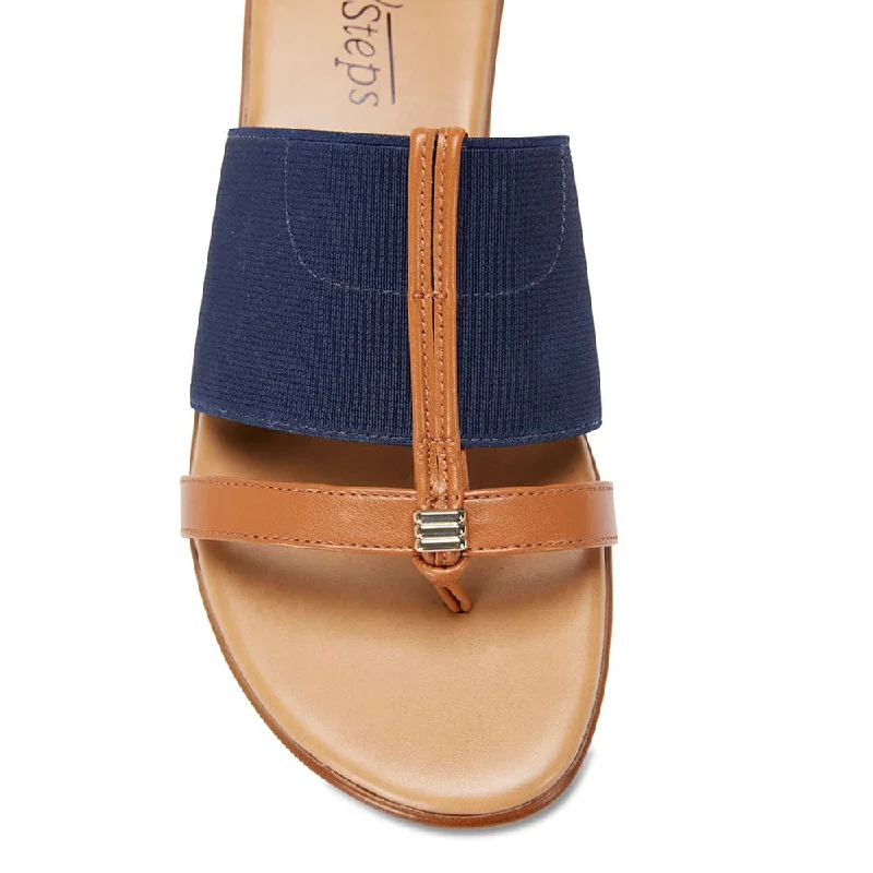 Mexico Sandal in Navy