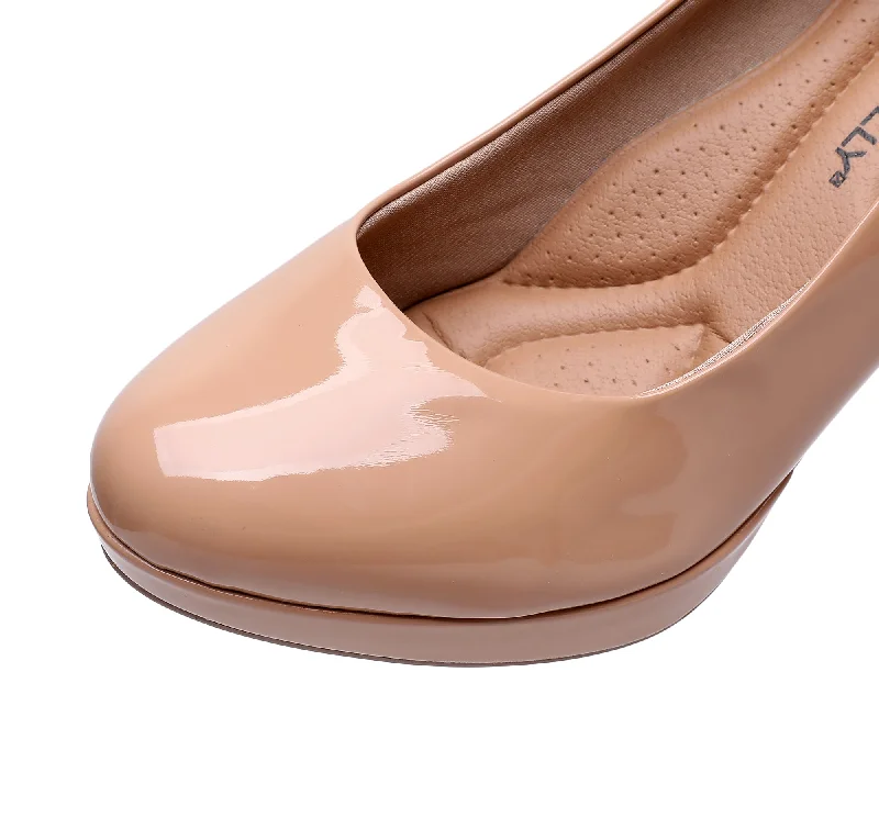 Mystic Heights Pumps - Nude Patent (841.029)