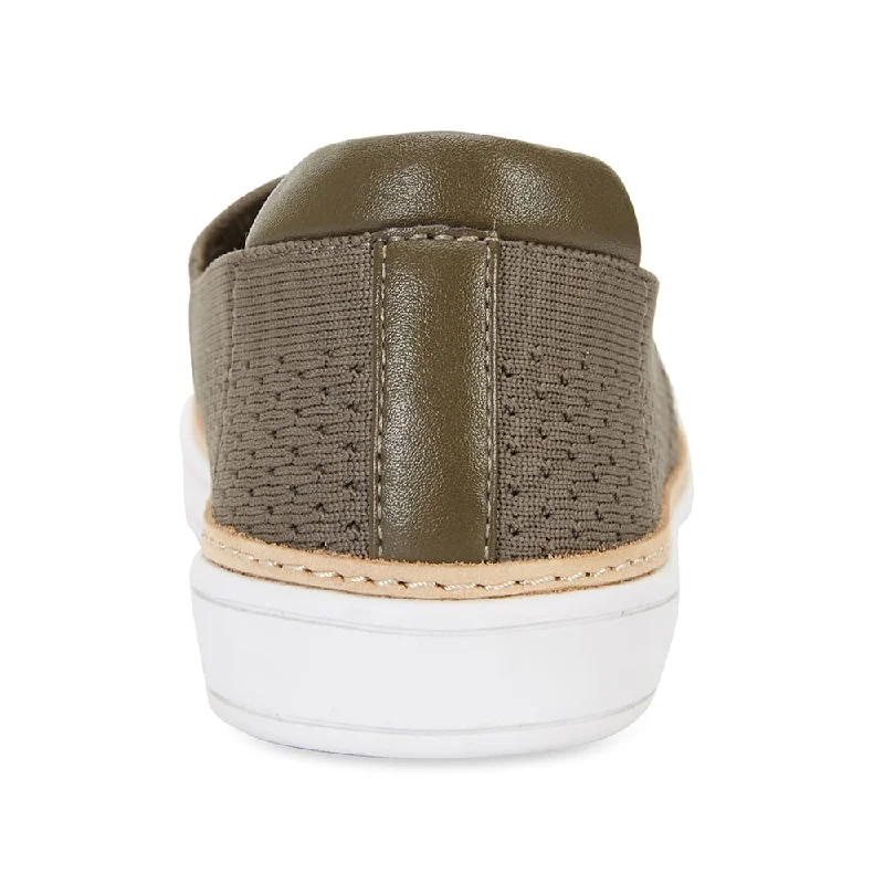 Onyx Loafer in Khaki Fabric