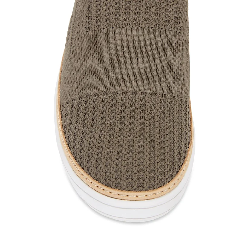 Onyx Loafer in Khaki Fabric