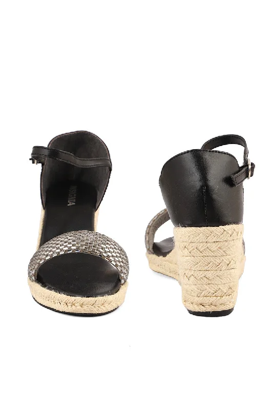 Party Wear Sandal I23690-Black