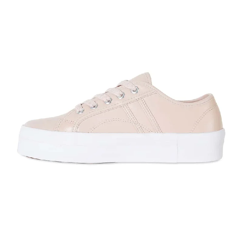 Slater Sneaker in Blush Leather