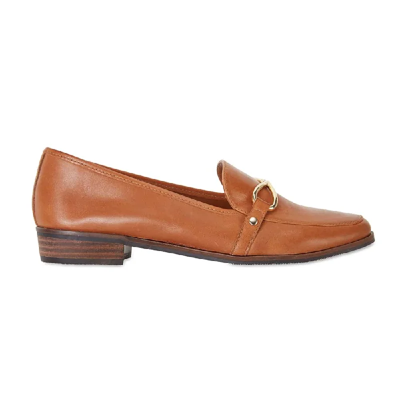 Tally Loafer in Cognac Leather