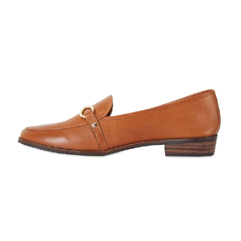 Tally Loafer in Cognac Leather