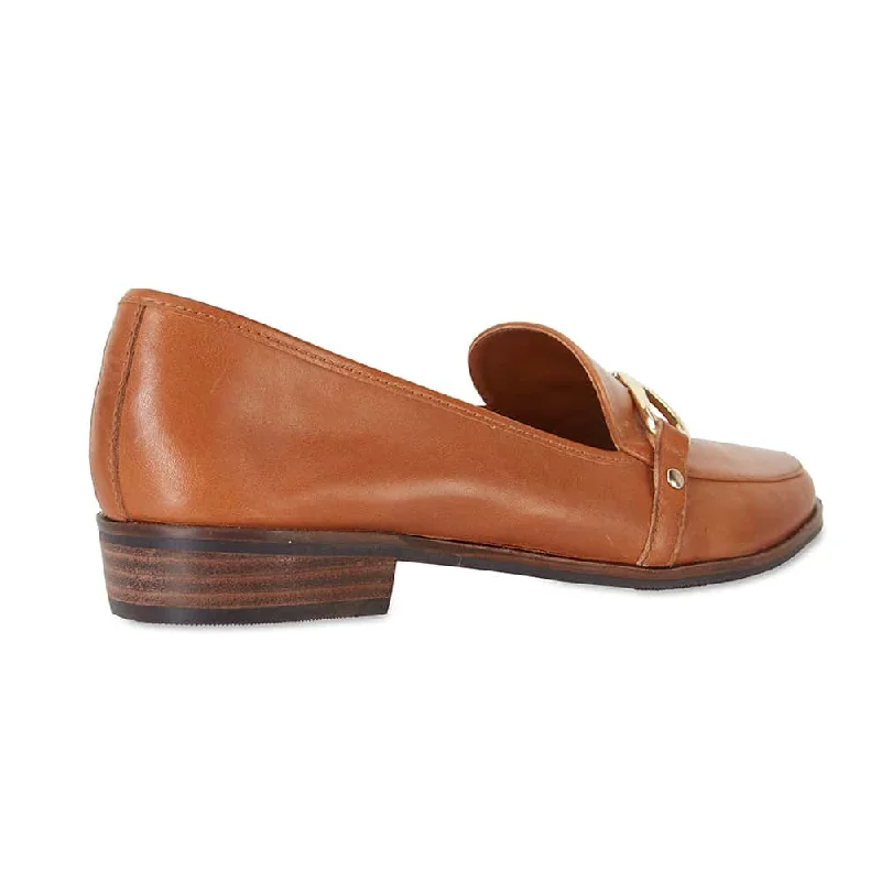 Tally Loafer in Cognac Leather