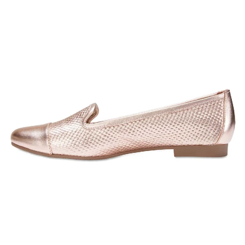 Tamara Loafer in Rose Gold Leather