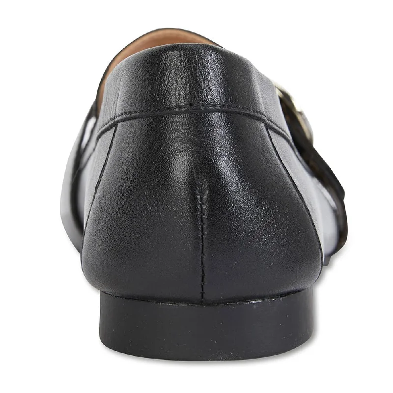 Tyson Loafer in Black Leather