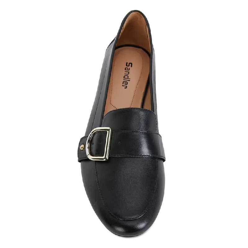 Tyson Loafer in Black Leather