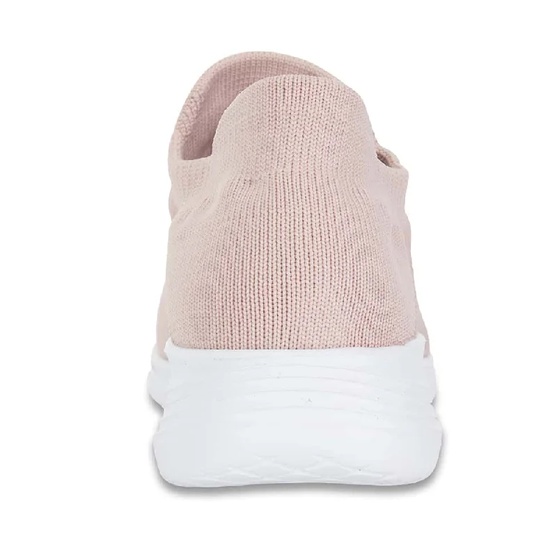 Woods Sneaker in Blush Fabric