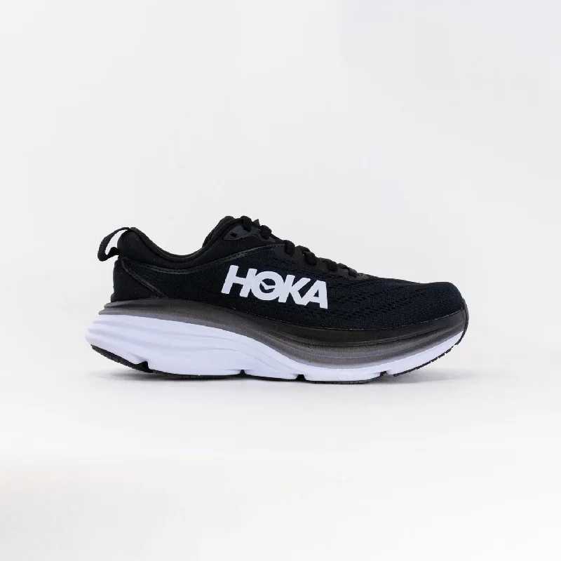 Hoka Bondi 8 (Women's) - Black/White