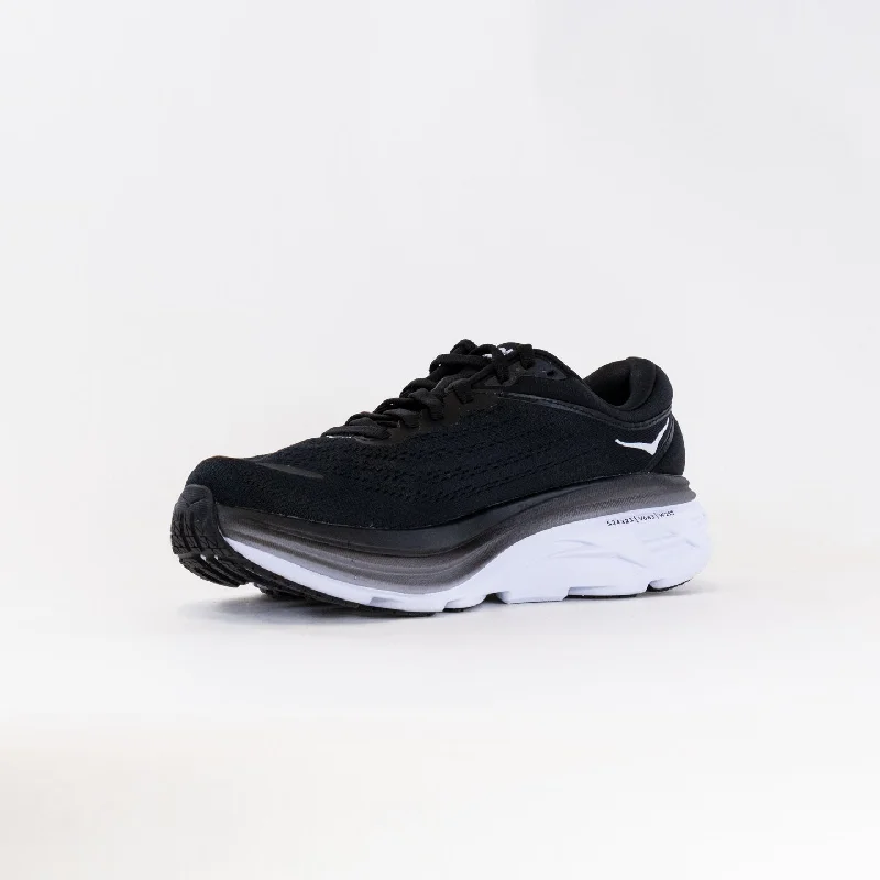 Hoka Bondi 8 (Women's) - Black/White