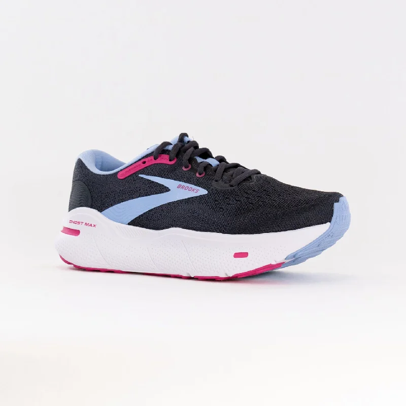 Brooks Ghost Max (Women's) - Ebony/Open Air/Lilac Rose