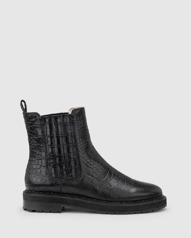 Circuit Boot - Black Croc