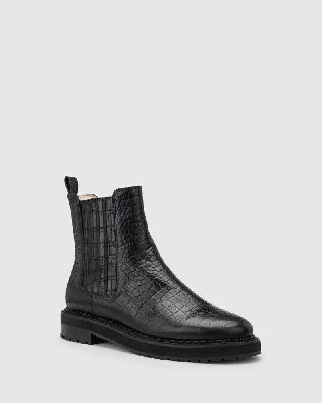 Circuit Boot - Black Croc