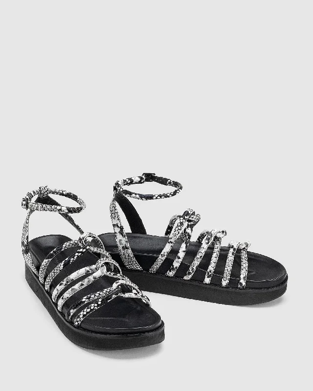 Coast Sandal - Black Snake