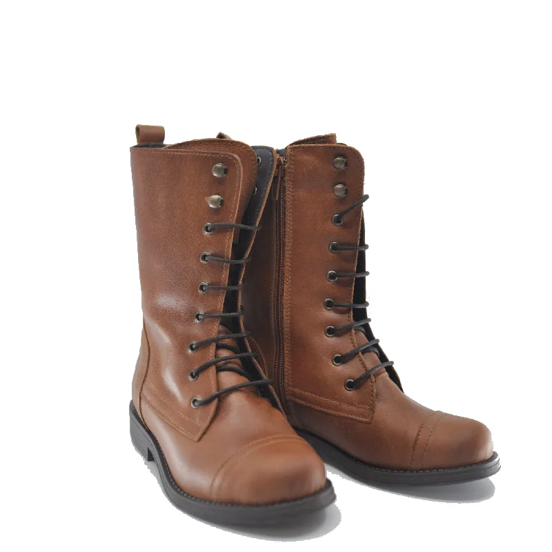 LMDI Luggage High Lace-Up Boot