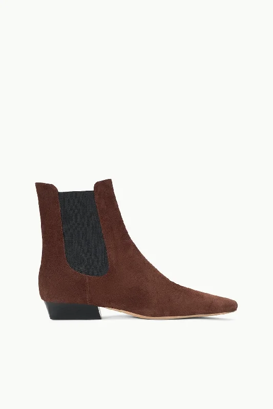 WALLY CHELSEA BOOT | MAHOGANY SUEDE