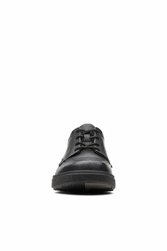 Clarks Un Abode Ease in black leather Extra Wide