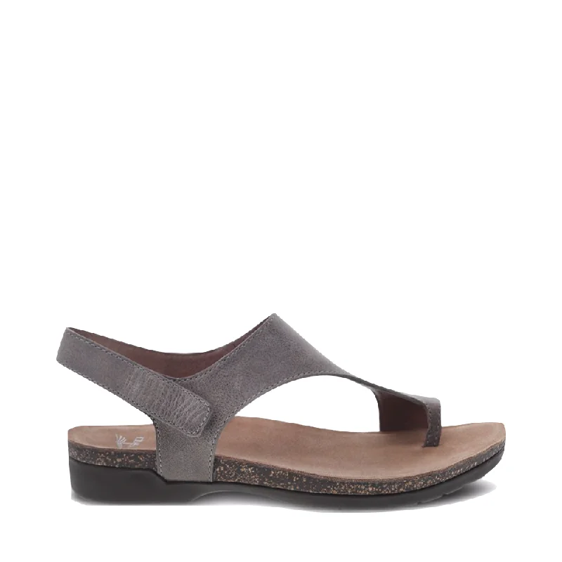 Dansko Women's Reece Thong Sandal in Stone