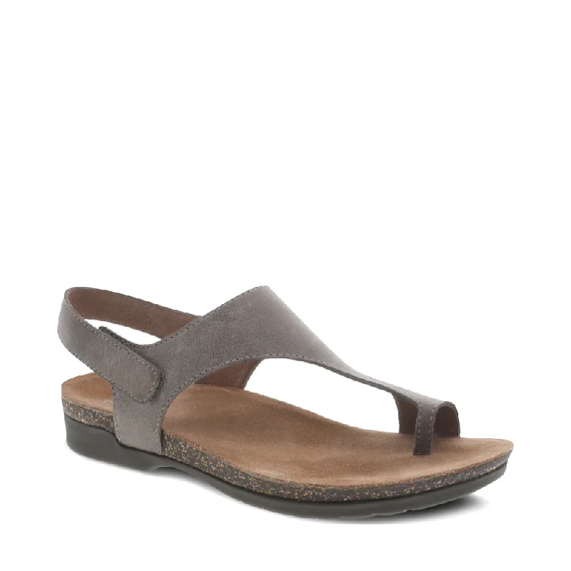 Dansko Women's Reece Thong Sandal in Stone