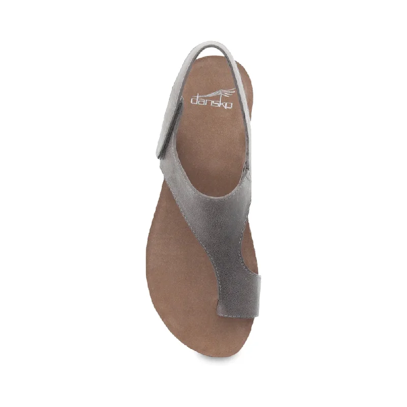 Dansko Women's Reece Thong Sandal in Stone