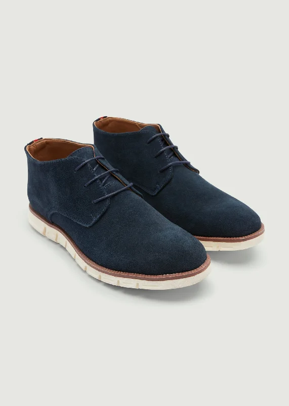 Markham Suede Boots - Navy